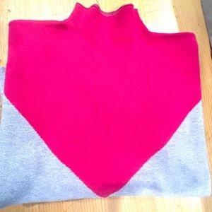 Beautiful gray and pink sweater